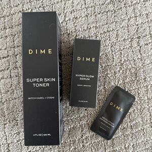 DIME Super Skin Toner, Hyper Glow and Sample